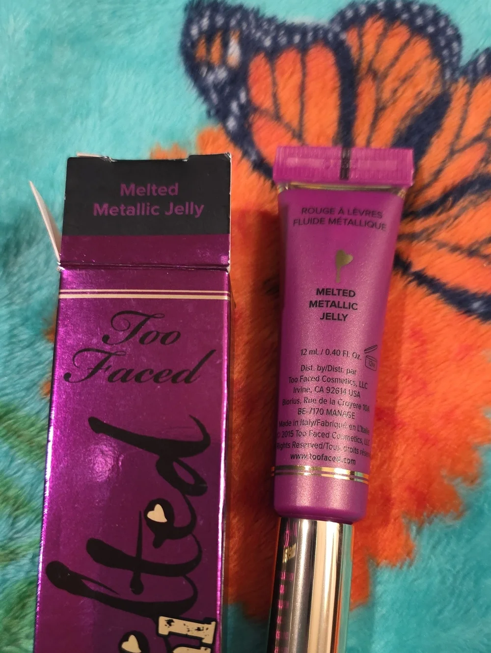 Too Faced Melted Metallic Jelly Liquified Metallic Lipstick NIB Full Size